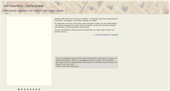 Desktop Screenshot of harfenspieler.de